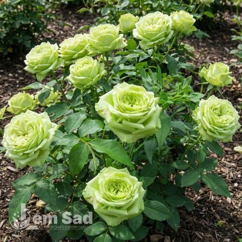 Роза чайно-гибридная Грин Ти (Rosa Green Tea) 50242 фото