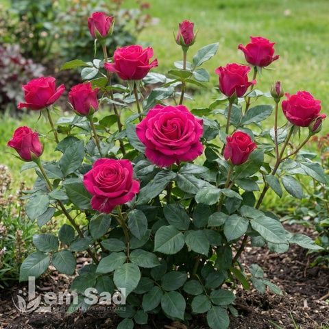 Роза чайно-гибридная Гоша (Rosa Gotcha) 50245 фото