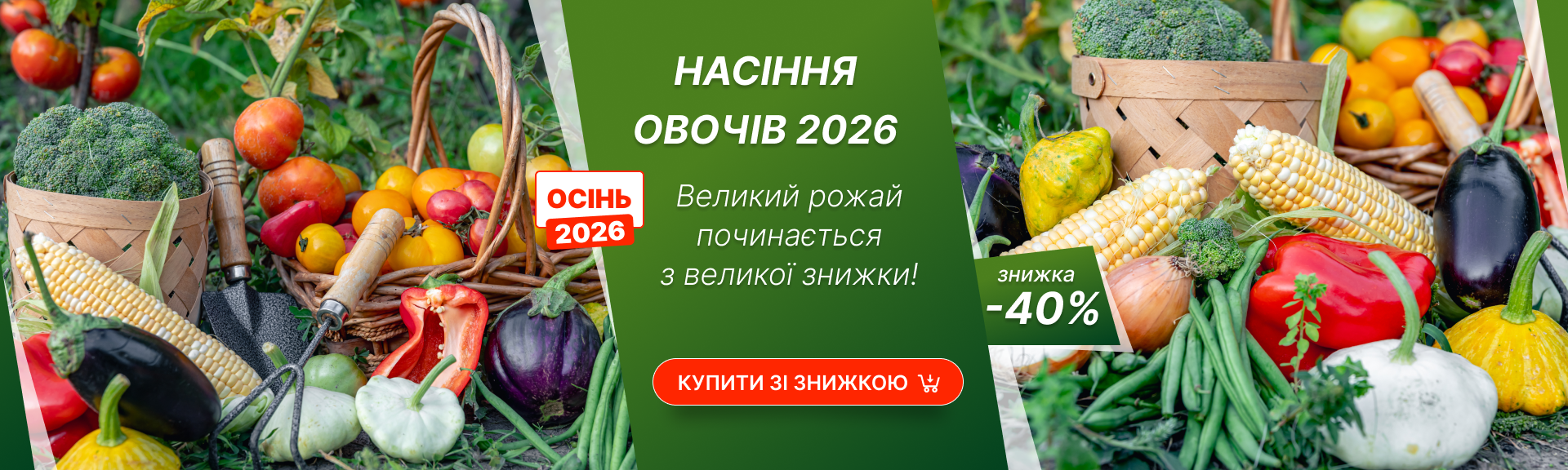 Насіння овочів